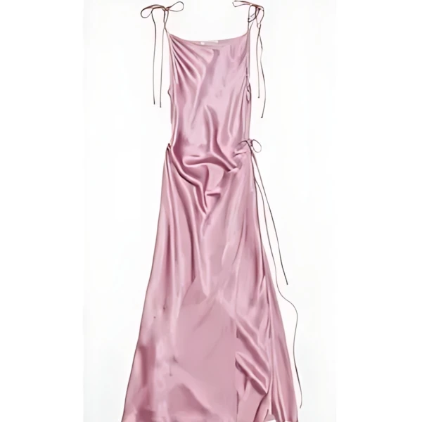 Acne Studios Satin dress Lilac purple