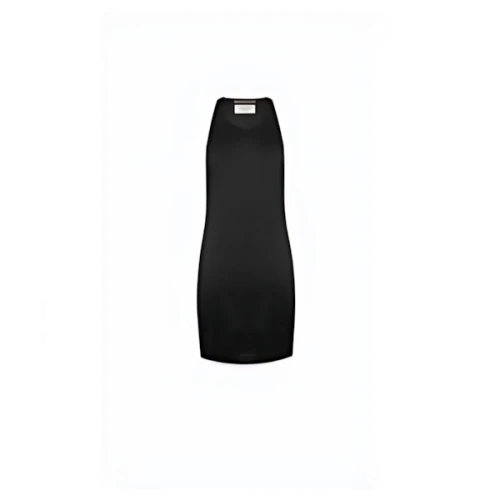 SAINT LAURENT レーサーバックドレス(ストレッチダッチェスシルク)