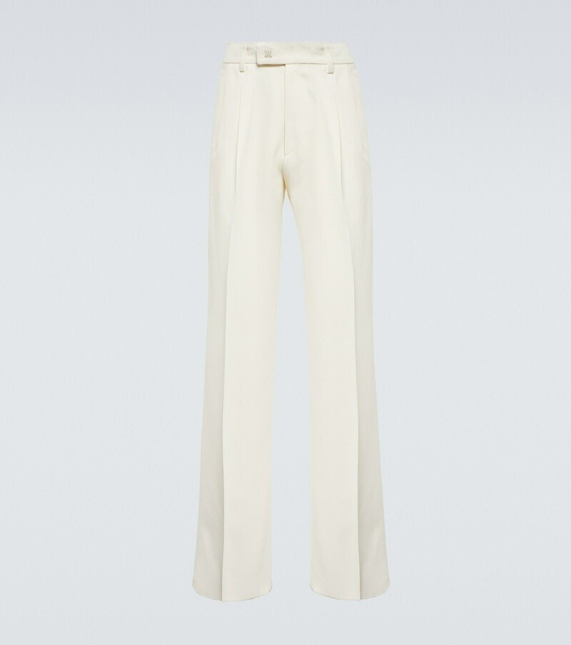 AMIRI Mid-rise wide-leg twill pants