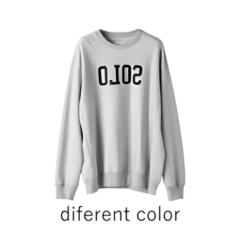 TAKAHIROMIYASHITATheSoloist. SOLO.(oversized crew neck sweatshirt)