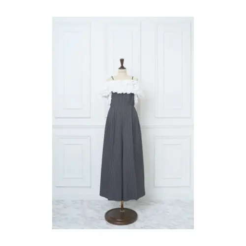 MISTREASS BI-COLOR FRILL ALL IN ONE
