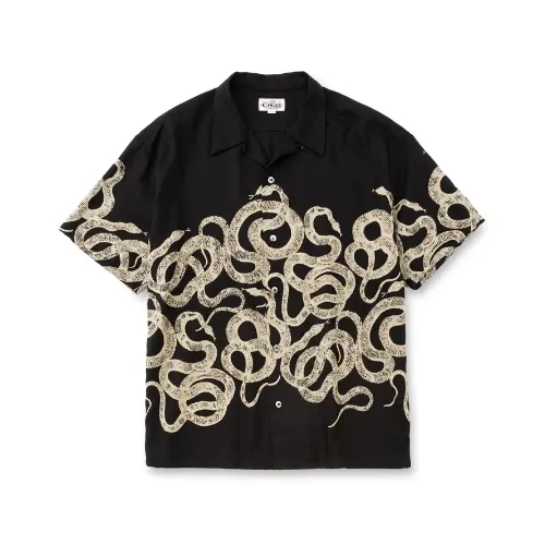 CALEE SNAKE PATTERN PANEL S/S SH
