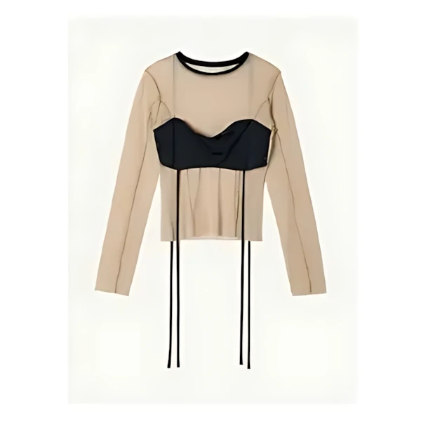 leinwande Mesh Combination Top