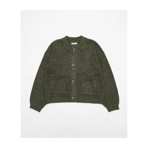 Elanque No-collar cardigan