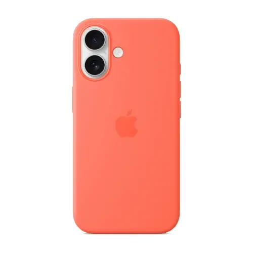 Apple MagSafe対応iPhone 16シリコーンケース - タンジェリン ​​​​​​​