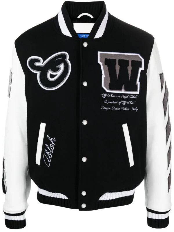 Off-White Lea スタジアムジャンパー