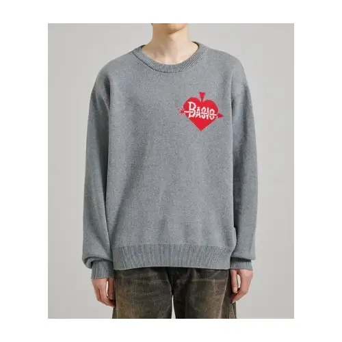 BASICKS HEART KNIT