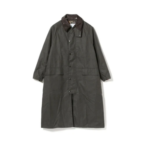 Barbour BURGHLEY OS オイルドコットン ロングコート