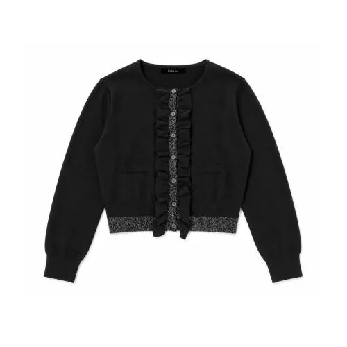 Boka nii グリッターフリルカーディガン