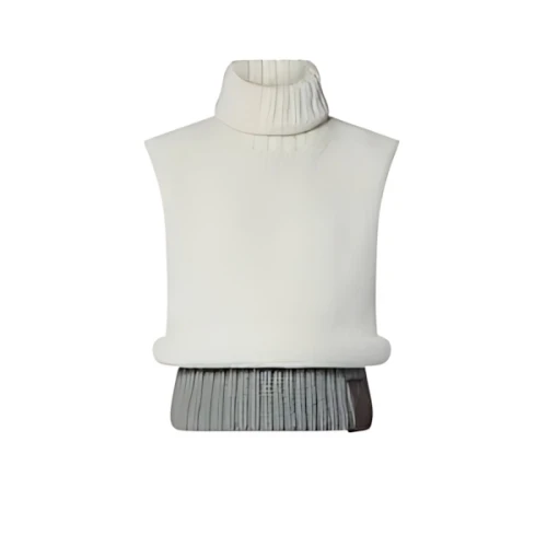 LOUIS VUITTON Trompe L’Oeil Knitted Turtleneck Pullover