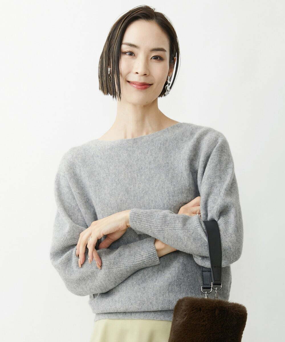 Michel Klein [定番人気]ホールガーメント(R)ドルマンスリーブニット