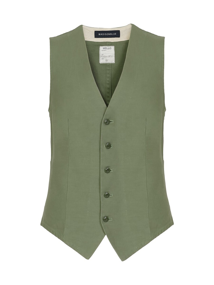 MADISONBLUE SLIM FIT VEST L.oz BS
