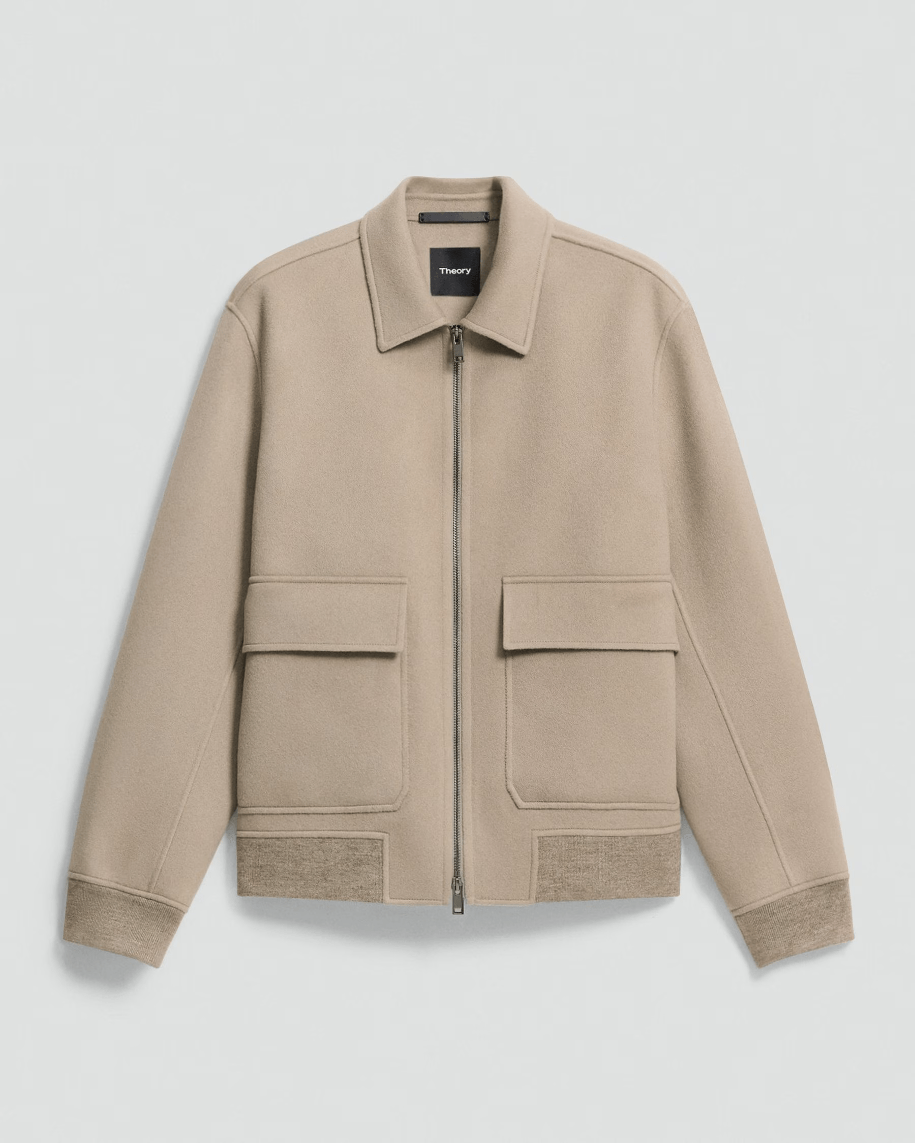 Theory Sean Jacket in Double-Face Wool-Cashmere