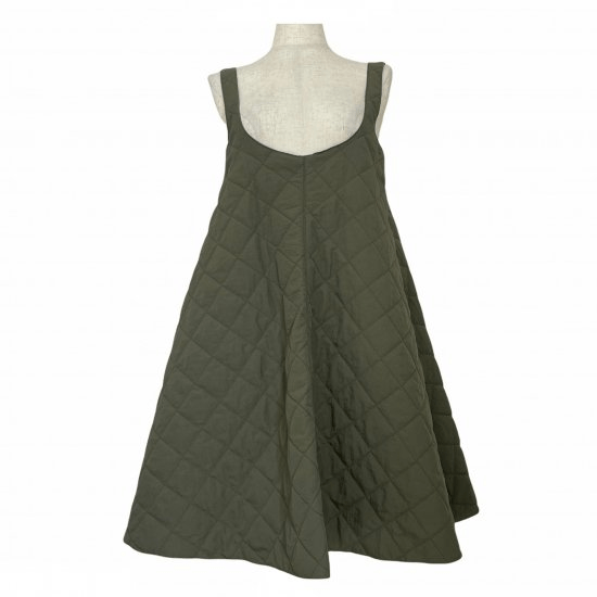 BayBee quilting flare dress(khaki)