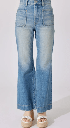 rienda ブーツカットデニムパンツ