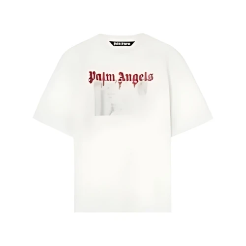Palm Angels Portrait Pencil cotton T-shirt