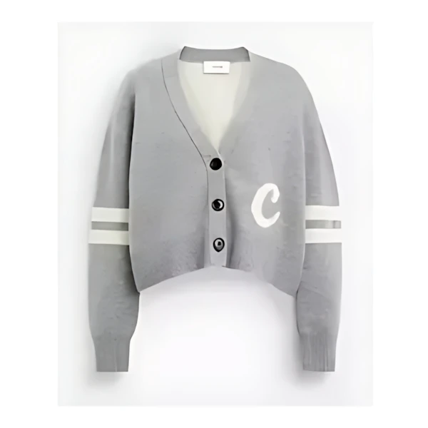 COACH シグネチャー スクリプト クロップド カーディガン