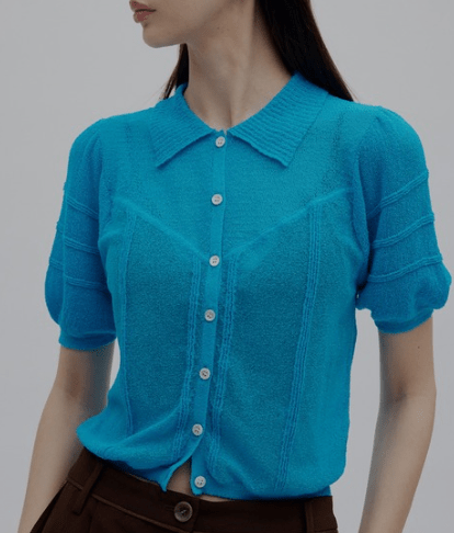 AMERI VINTAGE MEDI COMPACT SUMMER KNIT BLOUSE