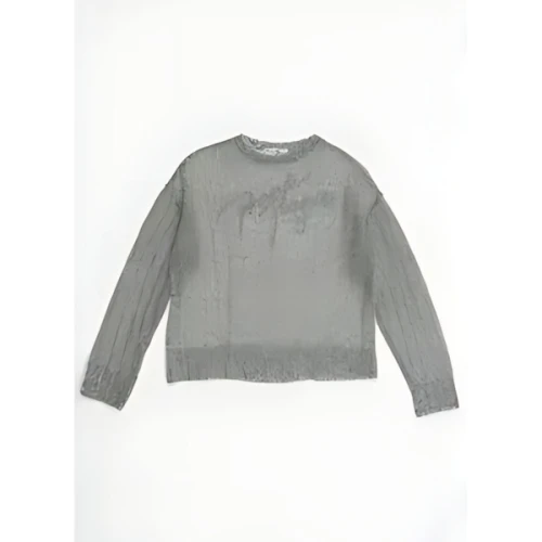 PRANK PROJECT Sheer Mohair Logo Knit