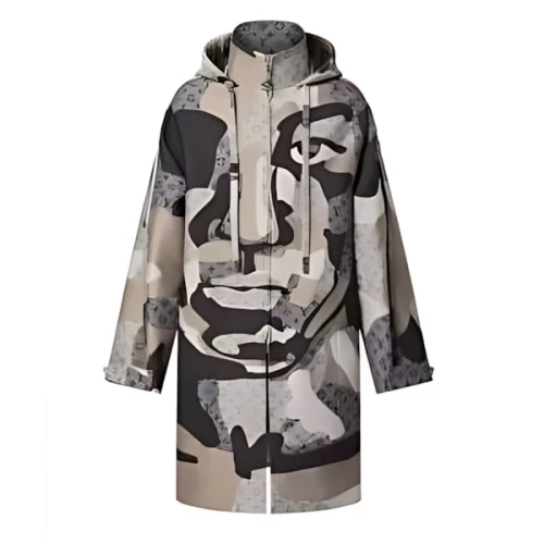 LOUIS VUITTON Patchworked Portrait Parka