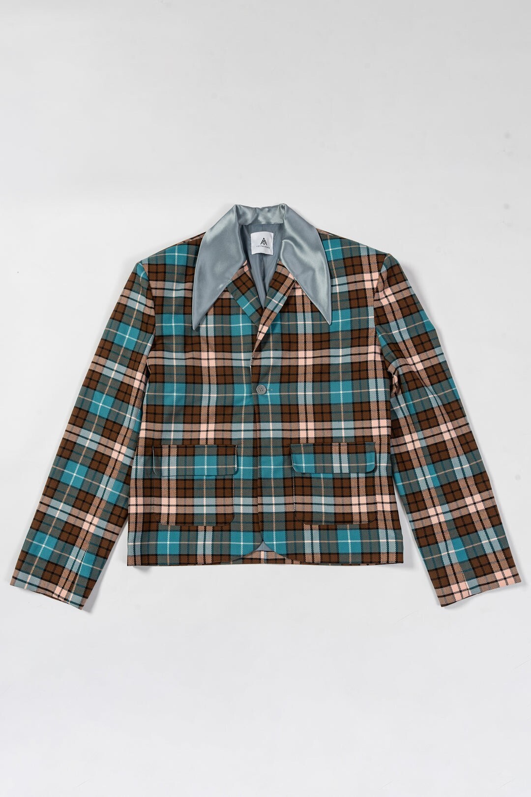 KADAKADA Bright retro checkered suit