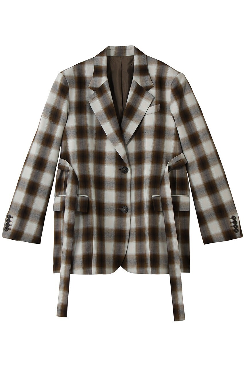 MAISON SPECIAL Flannel Check Tailored Jacket/オンブレーチェクテーラードジャケット