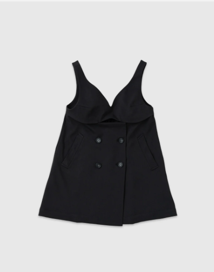 RONE PARC UNI flare mini dress