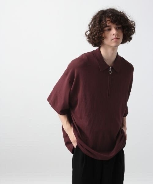HARE BIGハーフZIPニット