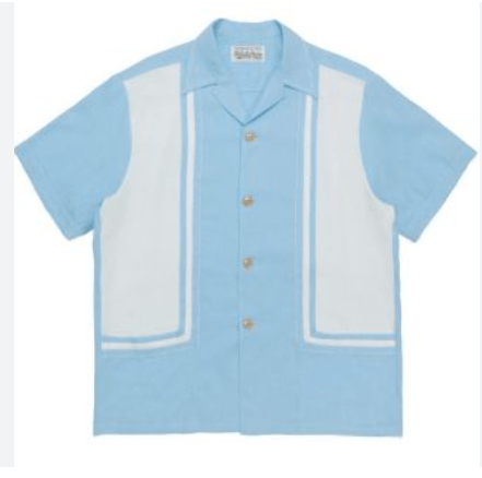 WACKO MARIA 22ss WACKO MARIA MIAMI SHIRT Blue