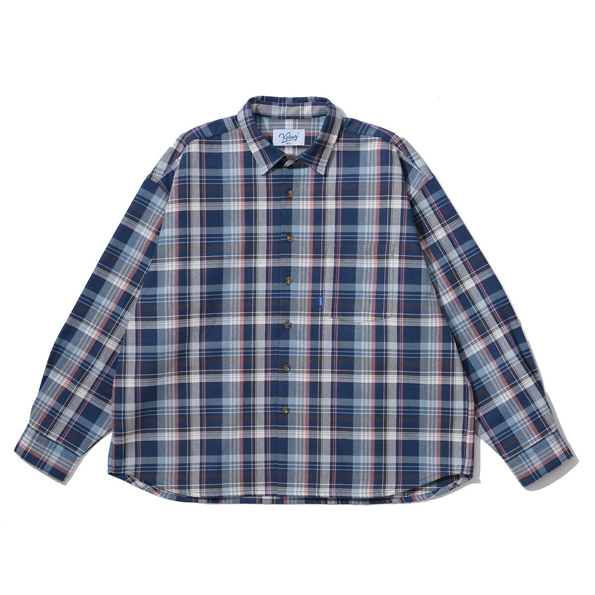 KEBOZ REFLECTOR PIPING NYLON TRACK JACKET
