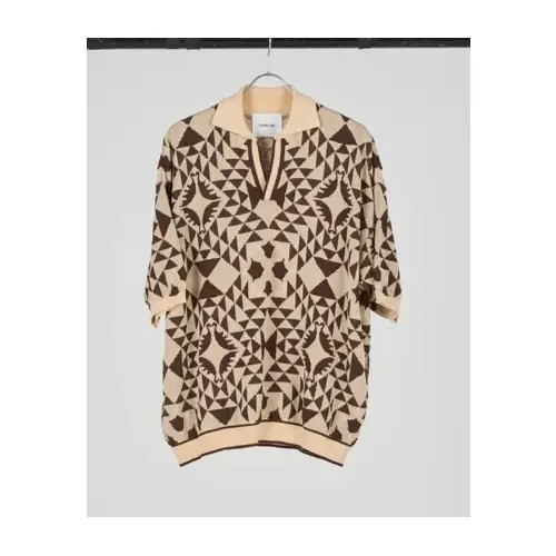 A NOVEL DAY. Title AZTEC PATTERN POLO