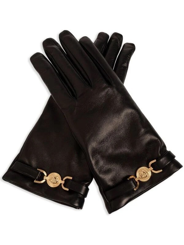 Versace メドゥーサ レザーグローブ
