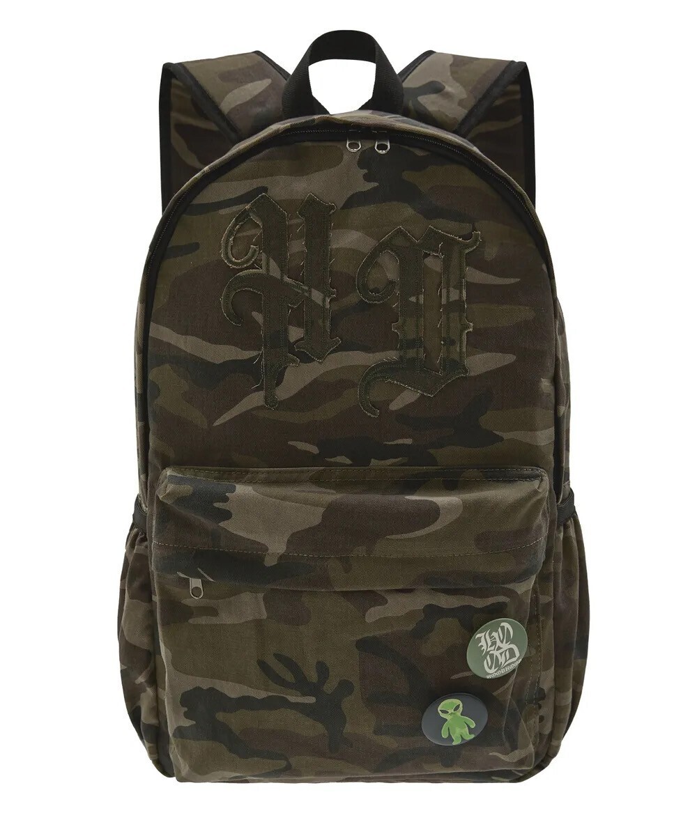 HOODHOOD HD Logo Applique Backpack Camo