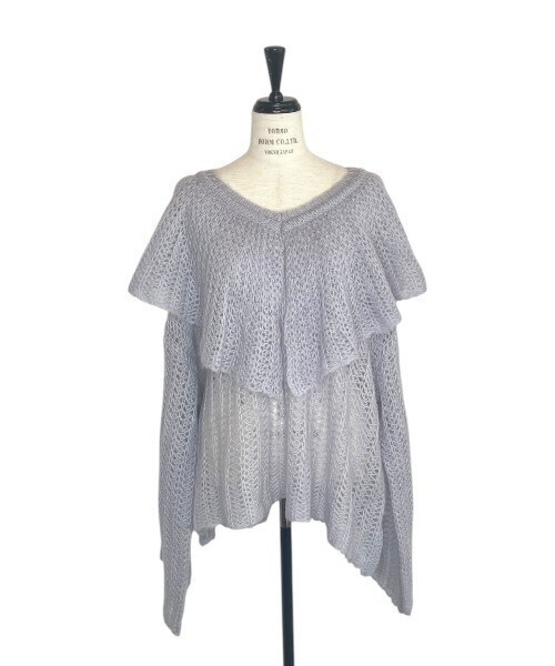 Honey mi Honey frill collar crochet knit