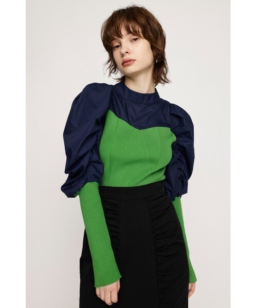 SLY WOVEN SLEEVE DOCKING TOPS