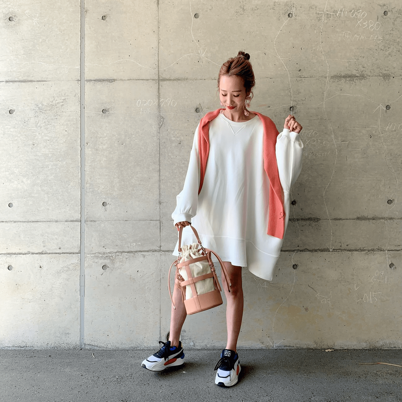 mite R88×mite フェイクレザーバスケット