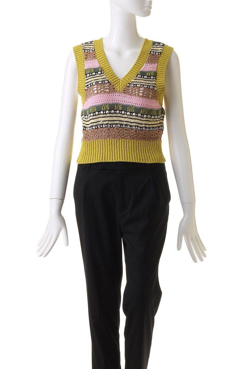 MAISON SPECIAL Multicolor Knit Vest/