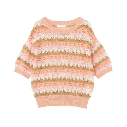 AMERICAN HOLIC マルチボーダー配色ニット