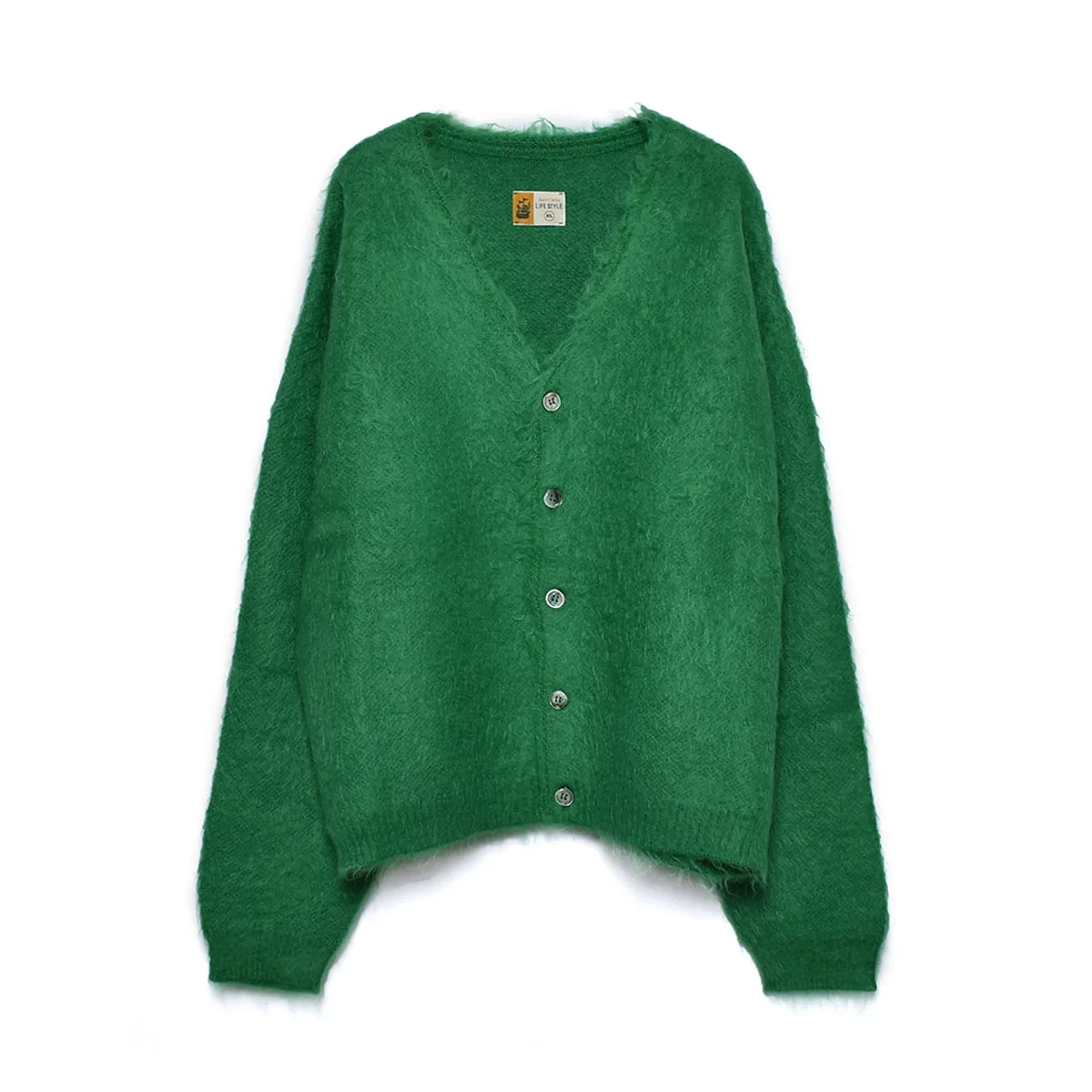 SAINT Mxxxxxx CARDIGAN/MOHAIR/GREEN