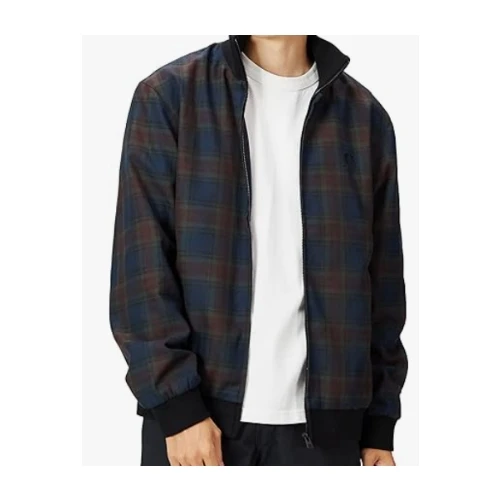 FRED PERRY TARTAN ZIP THROUGH JACKET