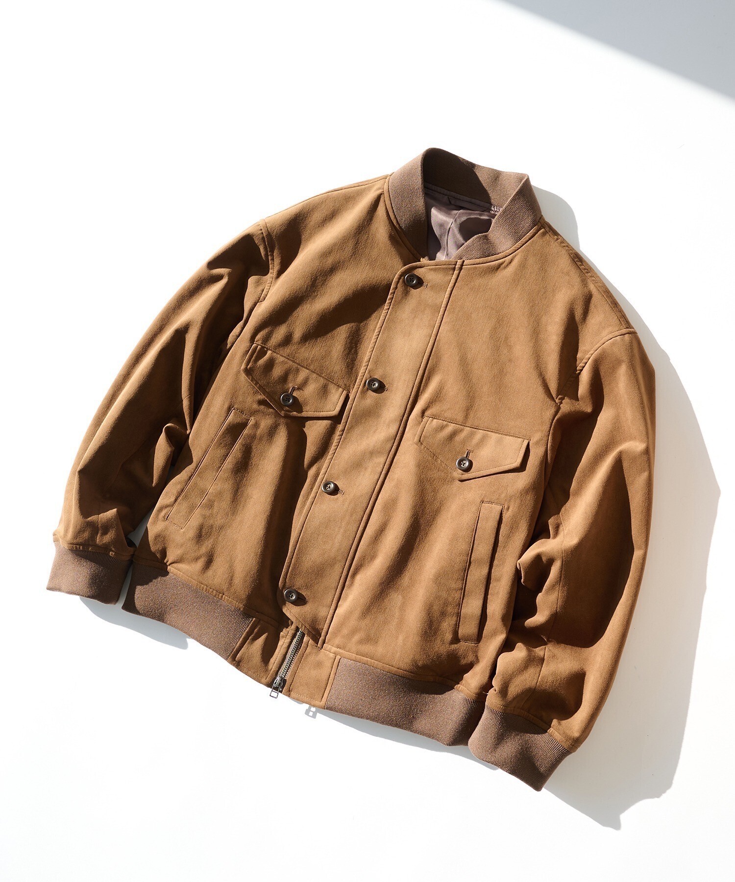 UJOH 【UJOH HOMME】別注 4 Pockets Zip-up Rib Blouson