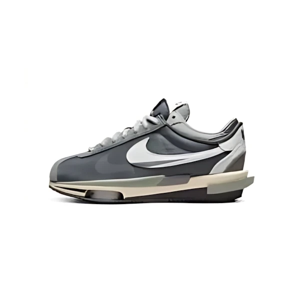 sacai × NIKE Zoom Cortez "Iron Grey"