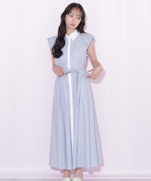 JILL by JILL STUART 袖バルーンシャツワンピース