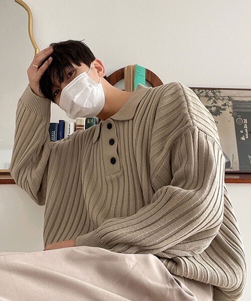 ASCLO Rib Collar Knit
