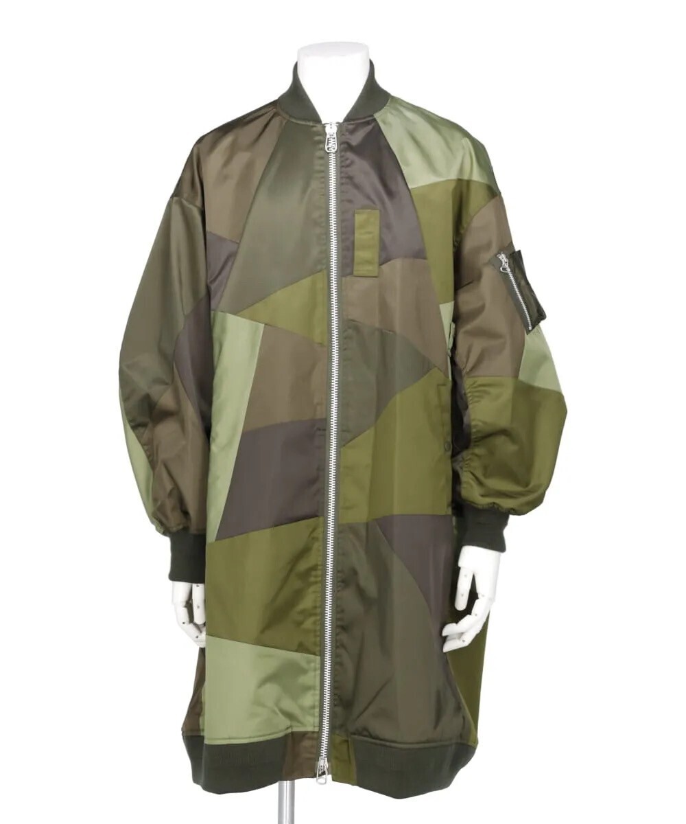 ANREALAGE PANEL PATCHWORK LONG MA-1