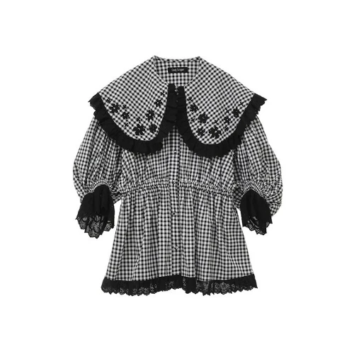 CANDY STRIPPER ETERNAL JOURNEY FRILL COLLAR ブラウス
