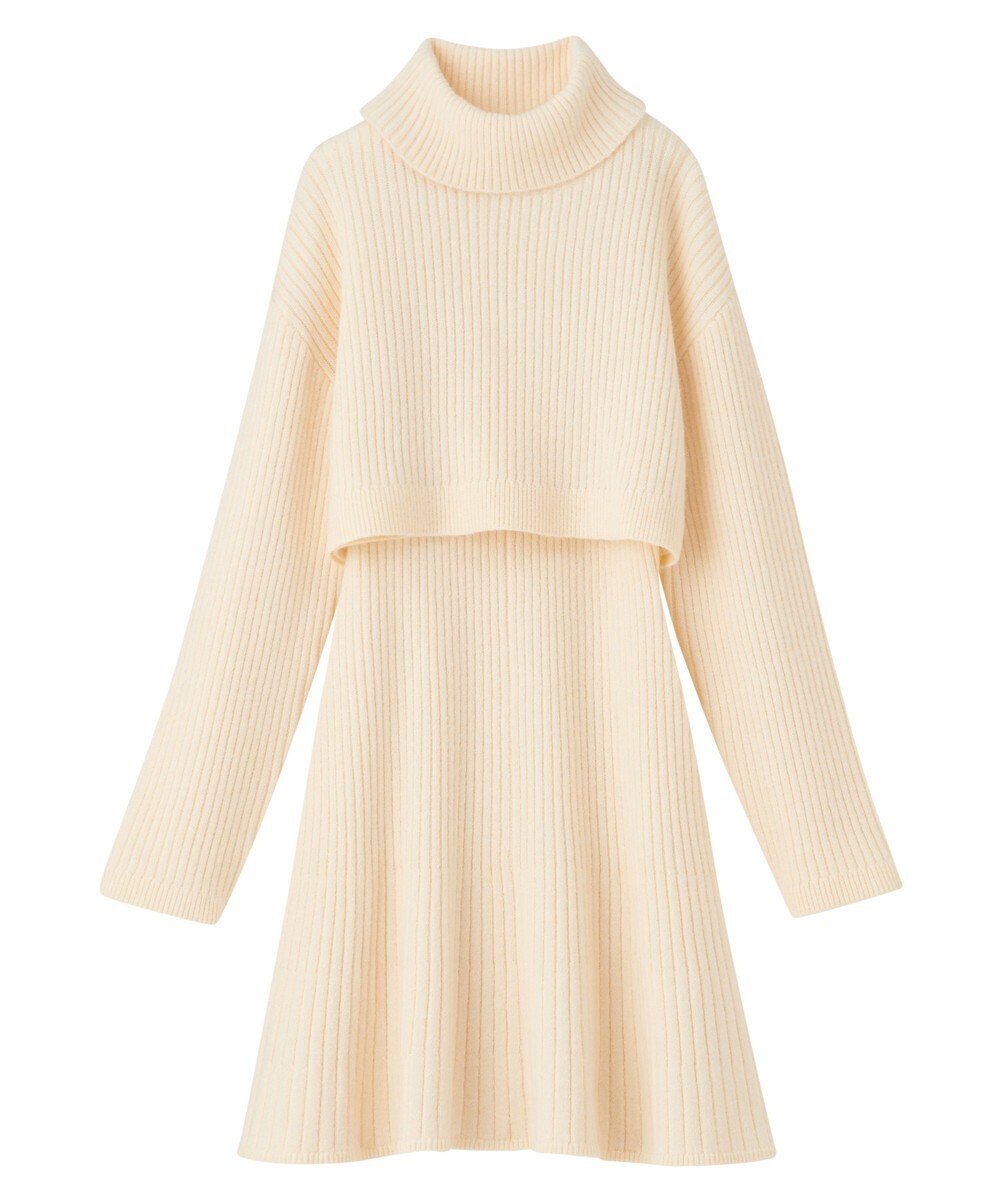 LILLIAN CARAT ショートトップス＆ミニフレアワンピースセット