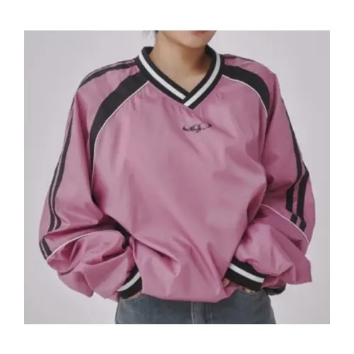 Code:graphy CGP ARC LOGO NYLON CONTRAST V-NECK SWEATSHIRT