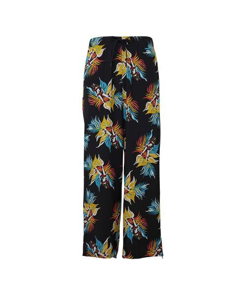 HYSTERIC GLAMOUR TROPIC LADYLAND柄 イージーワイドパンツ