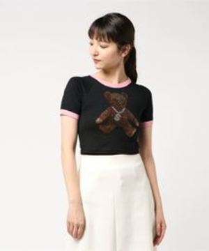 JOYRICH Rhinestone Rock Teddy Raglan Tee